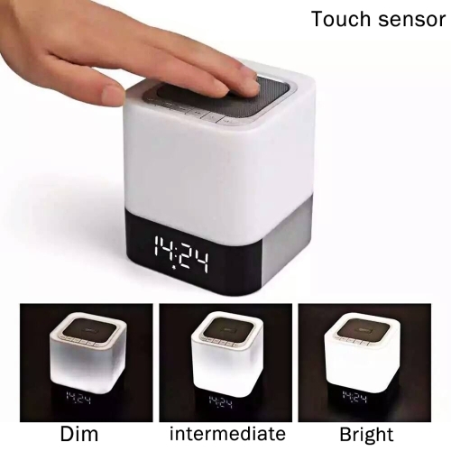 Dagaanbieding - 3D Mini Bluetooth speaker met LED lamp en alarm dagelijkse aanbiedingen